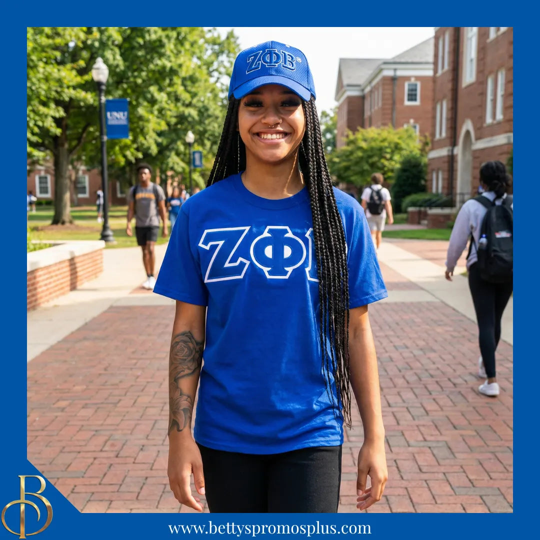 Zeta Phi Beta ΖΦΒ Greek Letters Mesh Flex Fit Embroidered Hat-Zeta Phi Beta Paraphernalia-Zeta Phi Beta Hats-Betty's Promos Plus