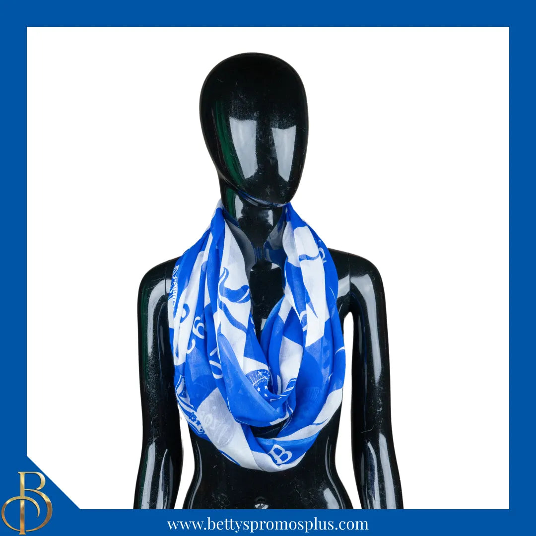 Zeta Phi Beta ΖΦΒ Infinity Scarf-Zeta Phi Beta Paraphernalia-Zeta Phi Beta Scarves-Betty's Promos Plus