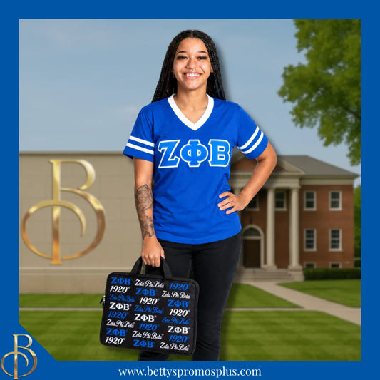 Zeta Phi Beta ΖΦΒ Neoprene Laptop Sleeve-Zeta Phi Beta Paraphernalia-Zeta Phi Beta Bags/Purses-Betty's Promos Plus
