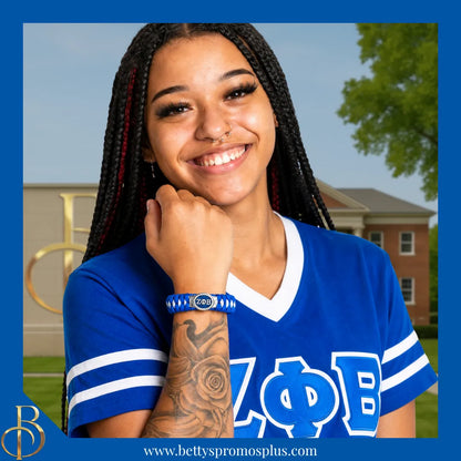 Zeta Phi Beta ΖΦΒ Paracord Survival Bracelet-Zeta Phi Beta Paraphernalia-Zeta Phi Beta Bracelet-Betty's Promos Plus
