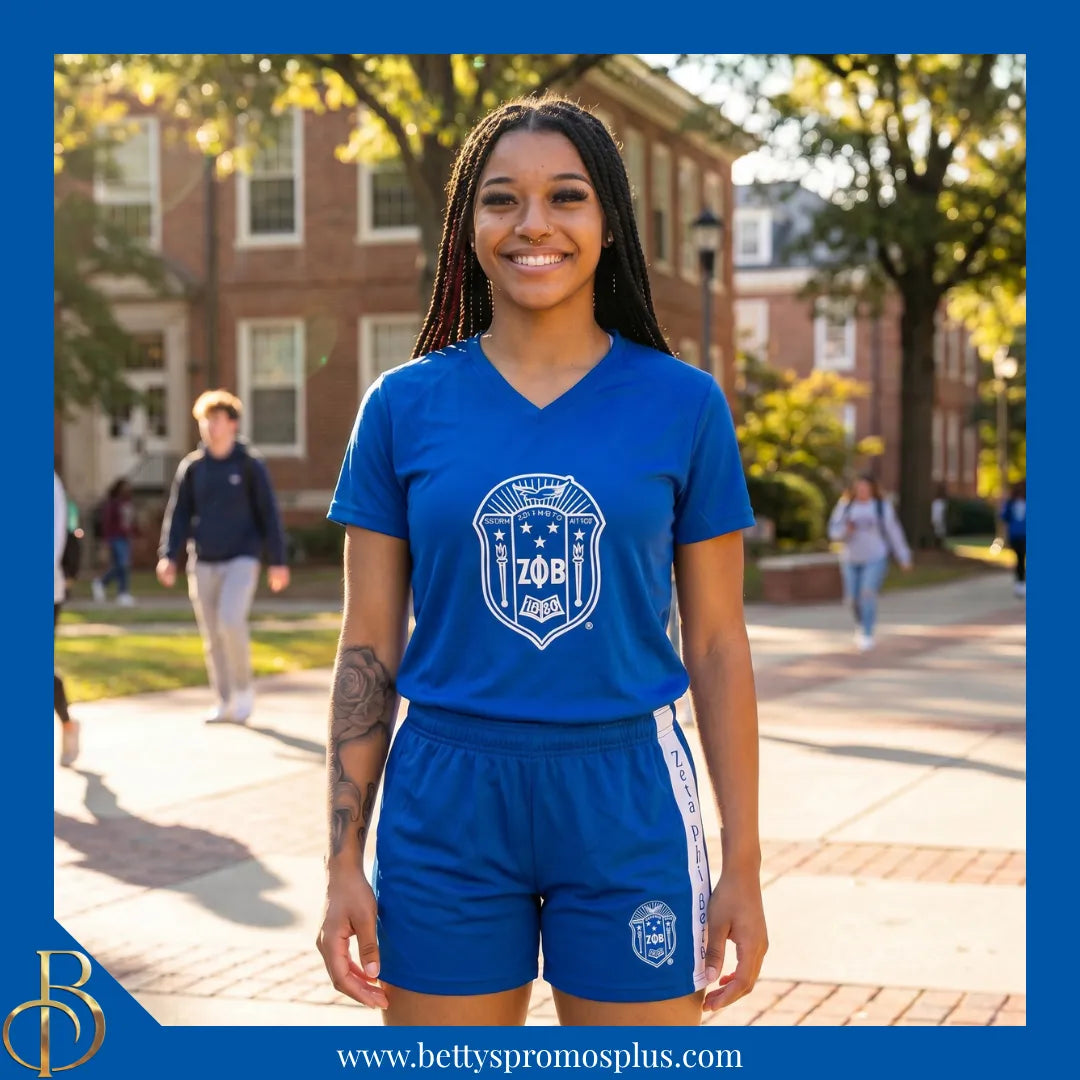 Zeta Phi Beta ΖΦΒ Performance Shorts-Zeta Phi Beta Paraphernalia-Zeta Phi Beta Shorts-Betty's Promos Plus