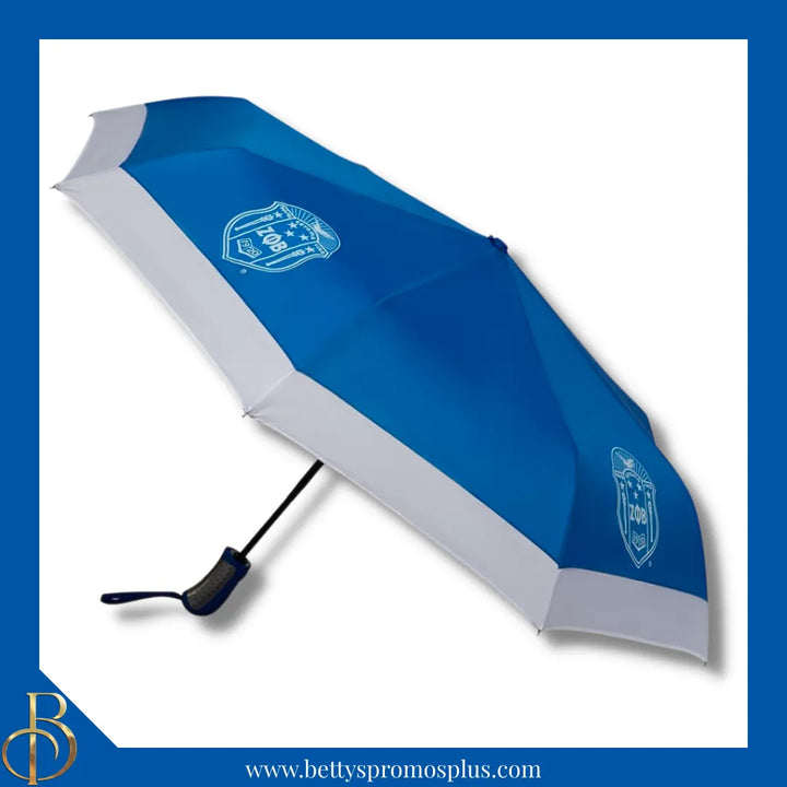 Zeta Phi Beta ΖΦΒ Shield Hurricane Umbrella
