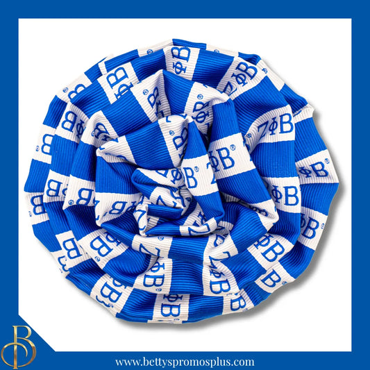 Zeta Phi Beta ΖΦΒ Silk Flower Lapel Pin-Blue-Zeta Phi Beta Paraphernalia-Zeta Phi Beta Lapel Pin-Betty's Promos Plus