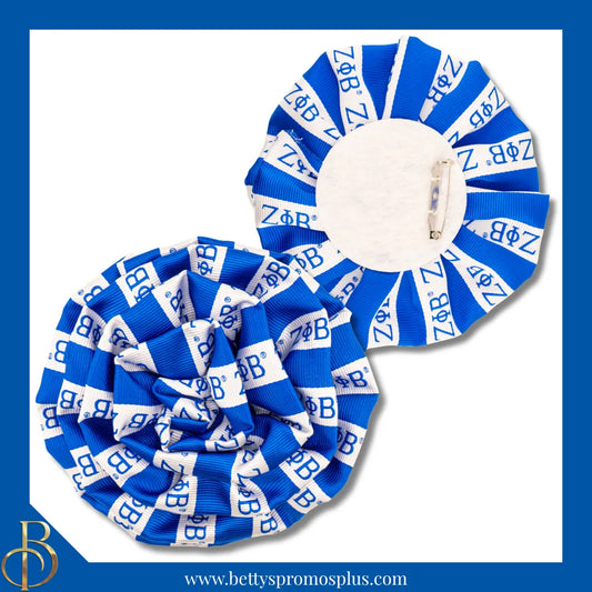 Zeta Phi Beta ΖΦΒ Silk Flower Lapel Pin-Zeta Phi Beta Paraphernalia-Zeta Phi Beta Lapel Pin-Betty's Promos Plus