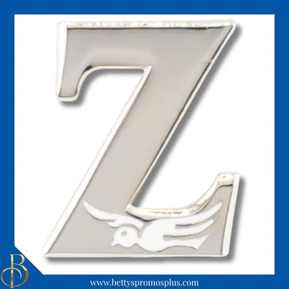Zeta Phi Beta ΖΦΒ Z with Dove Sorority Lapel Pin-Silver-Zeta Phi Beta Paraphernalia-Zeta Phi Beta Lapel Pin-Betty's Promos Plus