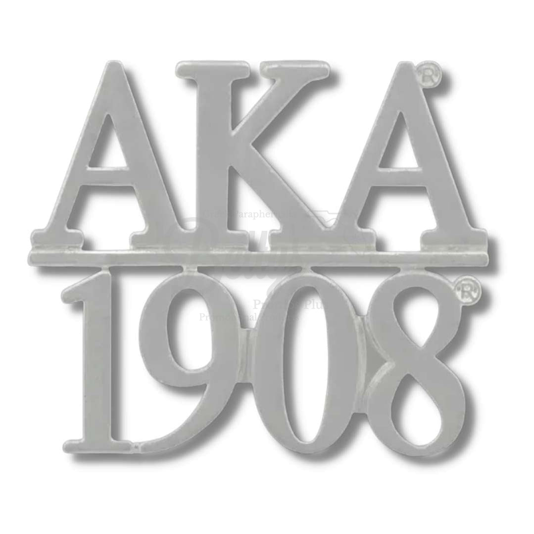 Alpha Kappa Alpha AKA 1908 Greek Lapel PinSilver-Betty's Promos Plus Greek Paraphernalia