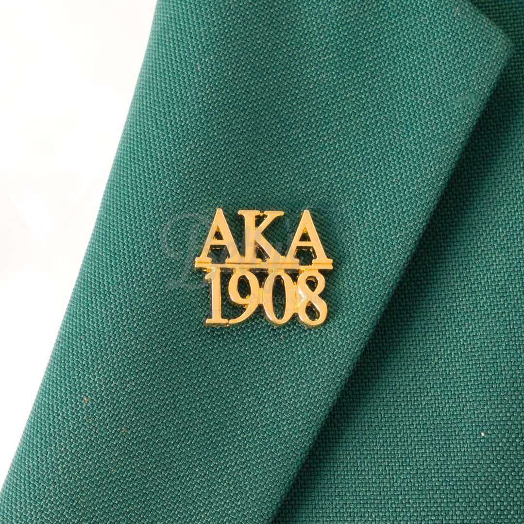 Alpha Kappa Alpha AKA 1908 Greek Lapel Pin-Betty's Promos Plus Greek Paraphernalia