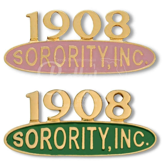 Alpha Kappa Alpha AKA 1908 Sorority Inc. Lapel Pin-Betty's Promos Plus Greek Paraphernalia