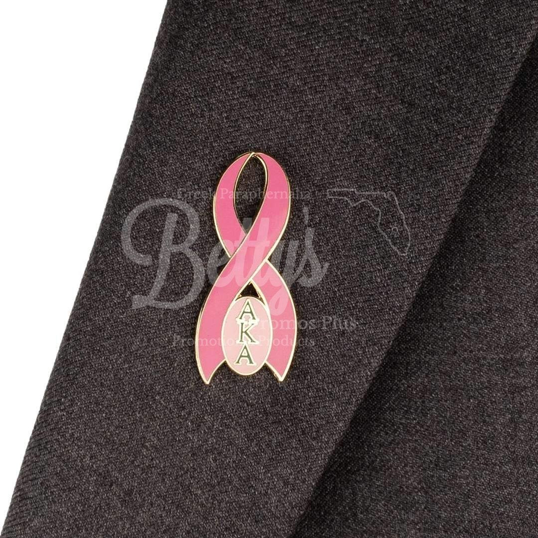 Alpha Kappa Alpha AKA Breast Cancer Awareness Greek Lapel PinPink-Betty's Promos Plus Greek Paraphernalia