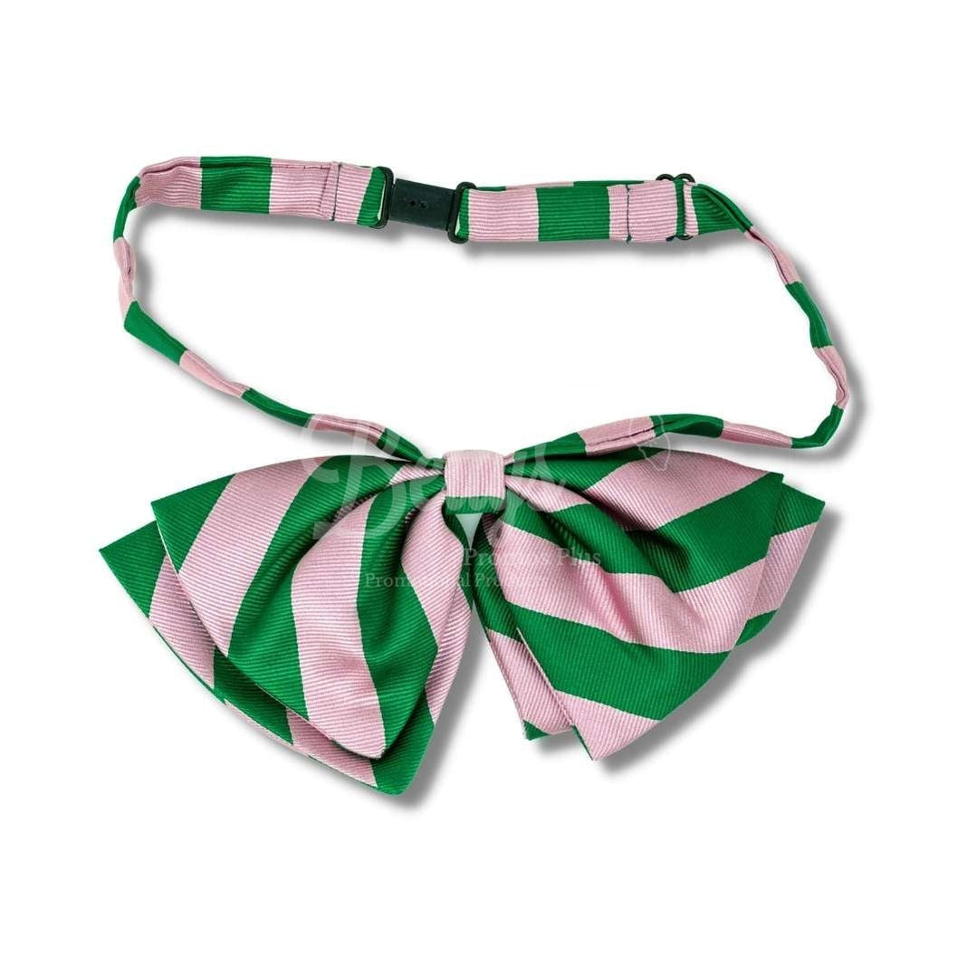 Alpha Kappa Alpha AKA Greek Letters Floppy Bowtie Dress Shirt Bow TieDark Green-Without Letters-Betty's Promos Plus Greek Paraphernalia