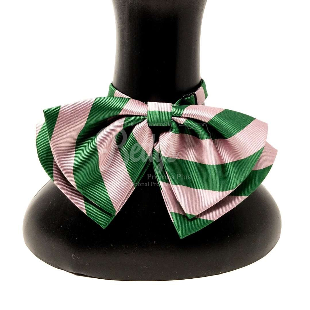 Alpha Kappa Alpha AKA Greek Letters Floppy Bowtie Dress Shirt Bow Tie-Betty's Promos Plus Greek Paraphernalia