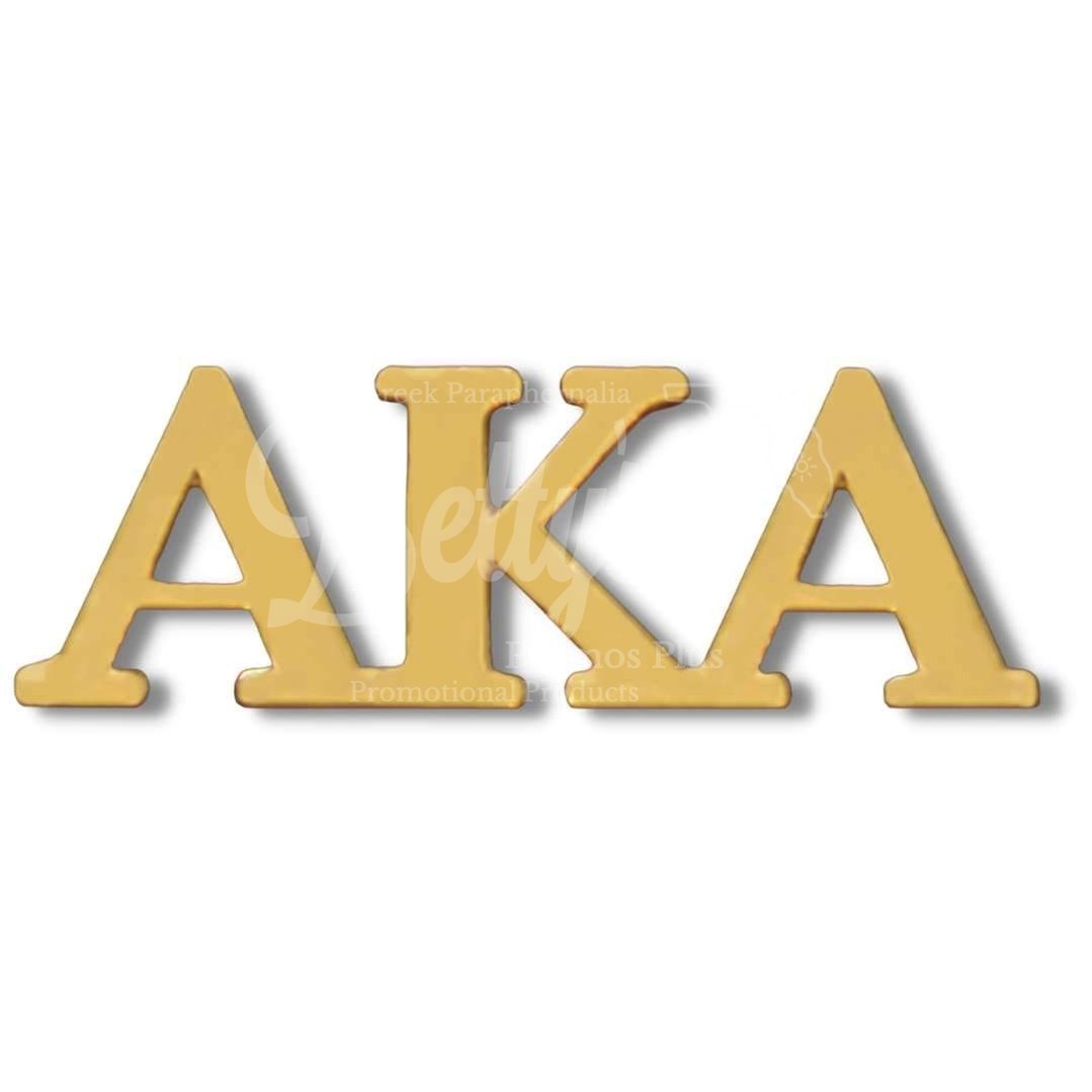 Alpha Kappa Alpha AKA Greek Letters Greek Lapel PinGold-Betty's Promos Plus Greek Paraphernalia