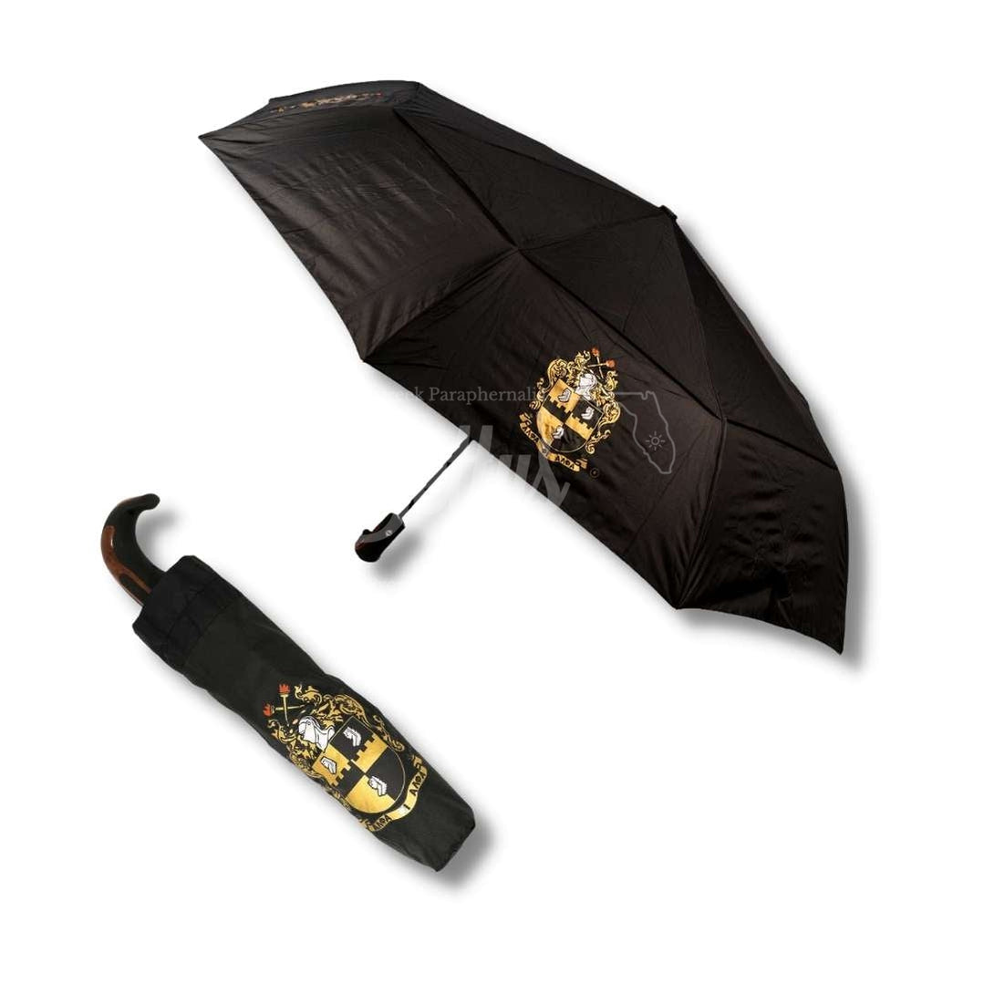 Alpha Phi Alpha ΑΦΑ Shield Hurricane UmbrellaLarge-Betty's Promos Plus Greek Paraphernalia