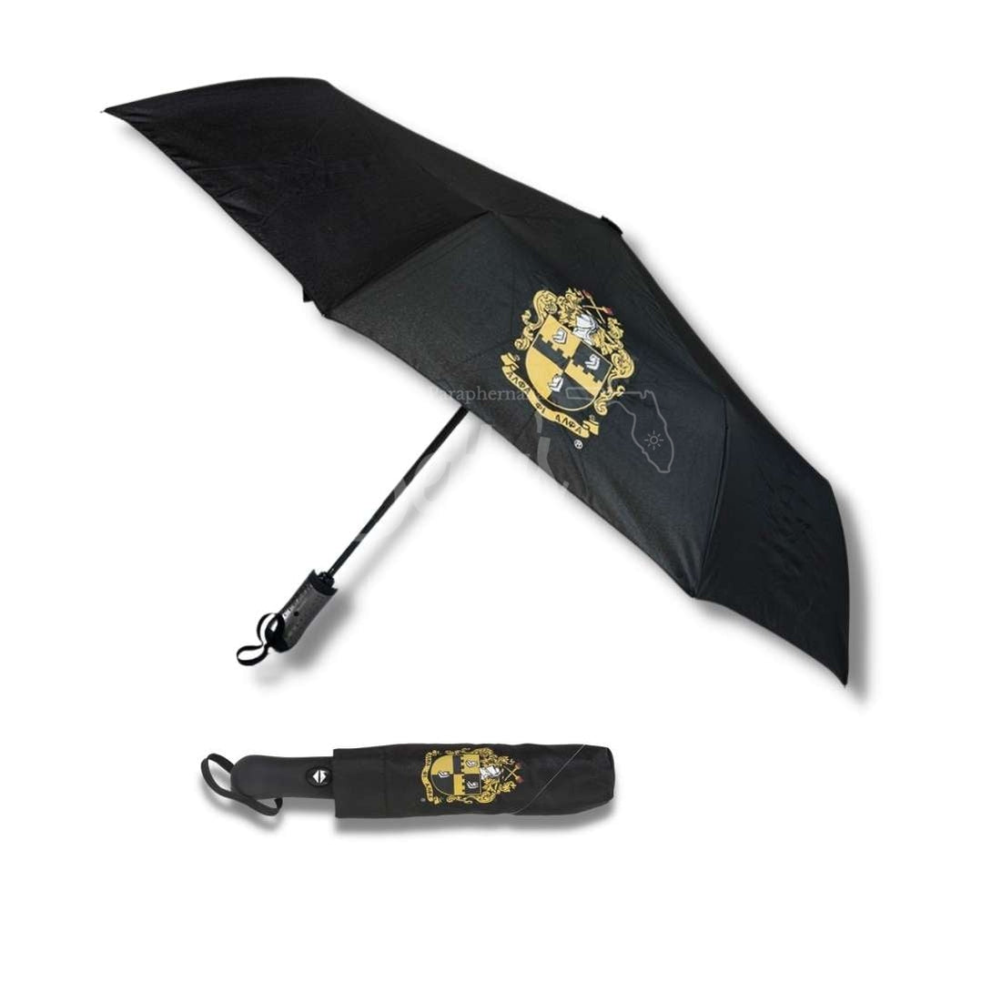 Alpha Phi Alpha ΑΦΑ Shield Hurricane UmbrellaSmall-Betty's Promos Plus Greek Paraphernalia