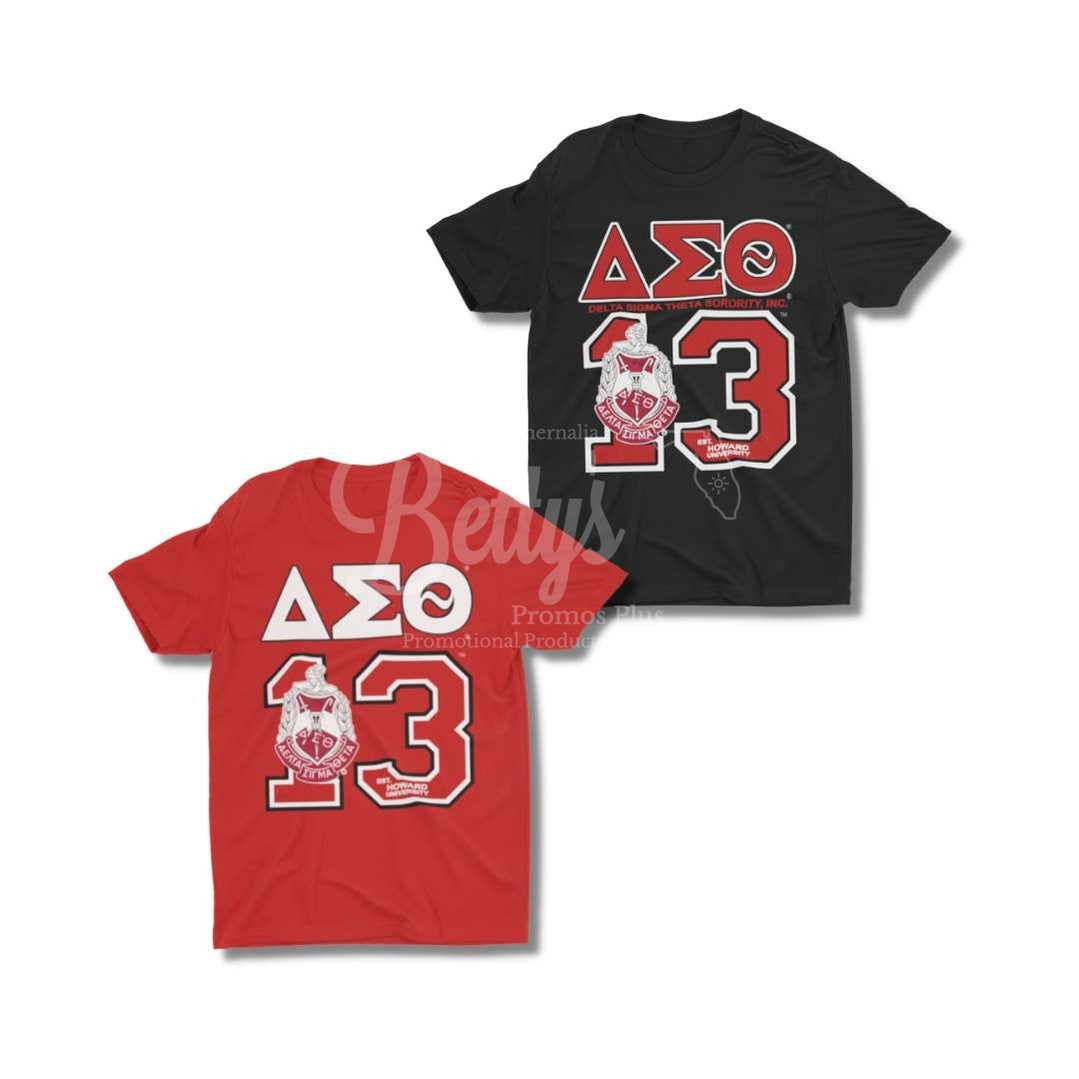 Derive Tablet Inspicere Delta Sigma Theta ΔΣΘ 13 Shield Screen Printed T-Shirt – Betty's Promos  Plus, LLC