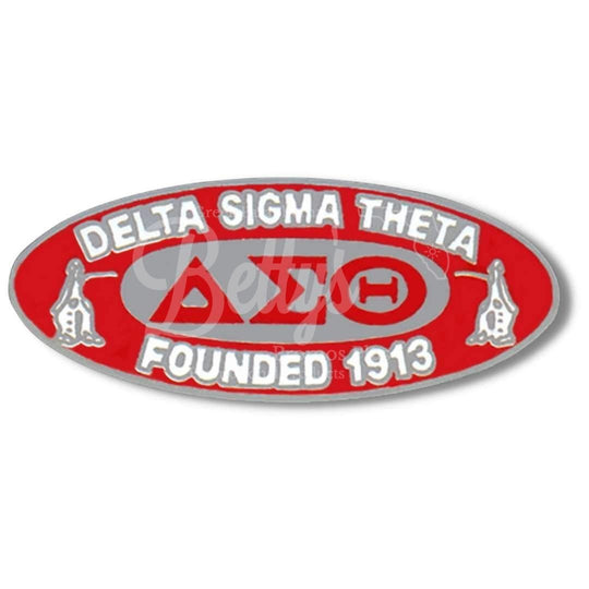 Delta Sigma Theta ΔΣΘ Founded 1913 Sorority Lapel PinRed-Betty's Promos Plus Greek Paraphernalia