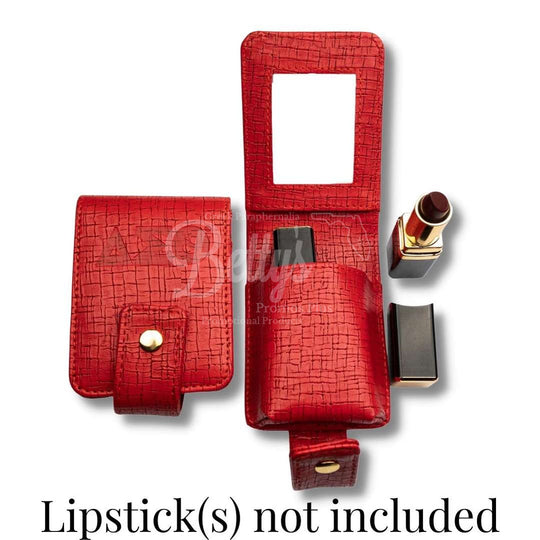 Delta Sigma Theta ΔΣΘ Lipstick Holder Travel Lipstick Case Dual Lip Balm HolderRed-Betty's Promos Plus Greek Paraphernalia