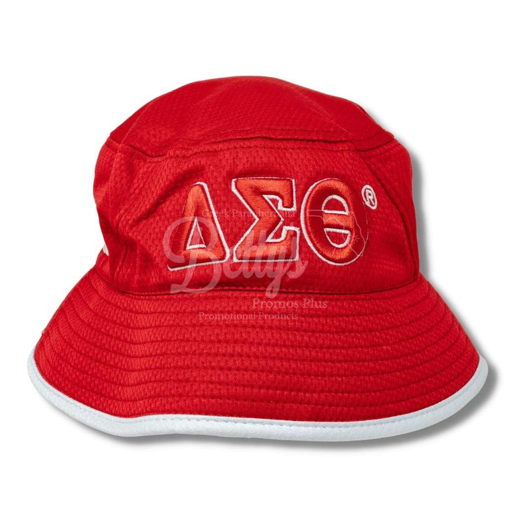 Delta Sigma Plus, Bucket Mesh Betty\'s ΔΣΘ – Theta Hat Flex Fit LLC Promos Embroidered