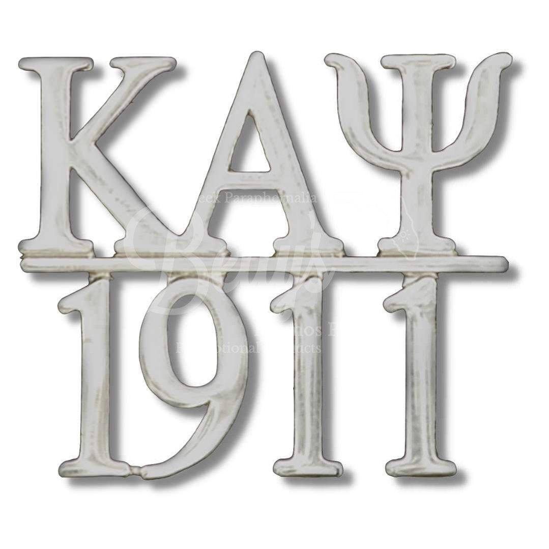 Kappa Alpha Psi ΚΑΨ 1911 Greek Lapel PinSilver-Betty's Promos Plus Greek Paraphernalia