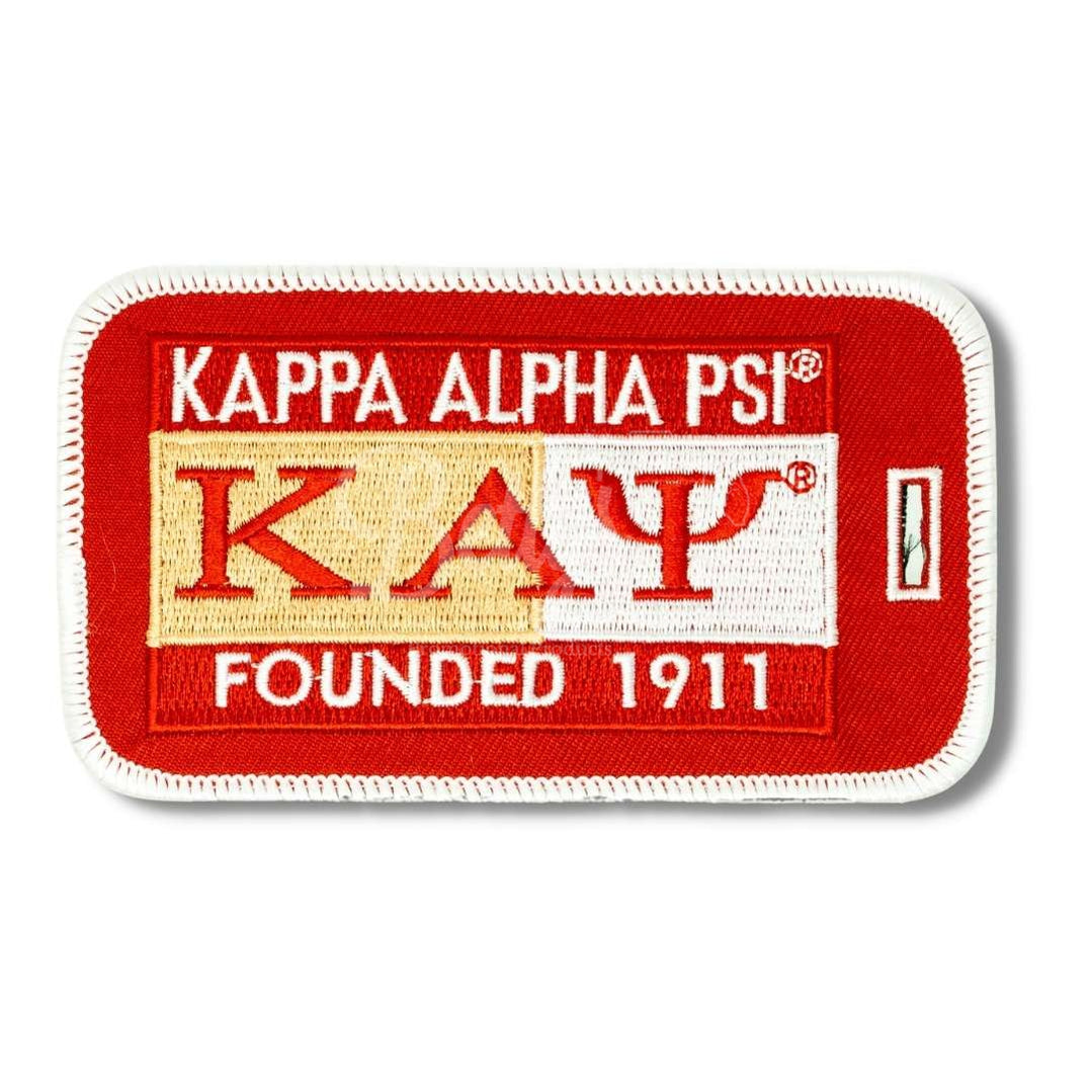 Kappa Alpha Psi ΚΑΨ Founded 1911 Embroidered Luggage TagRed-Betty's Promos Plus Greek Paraphernalia