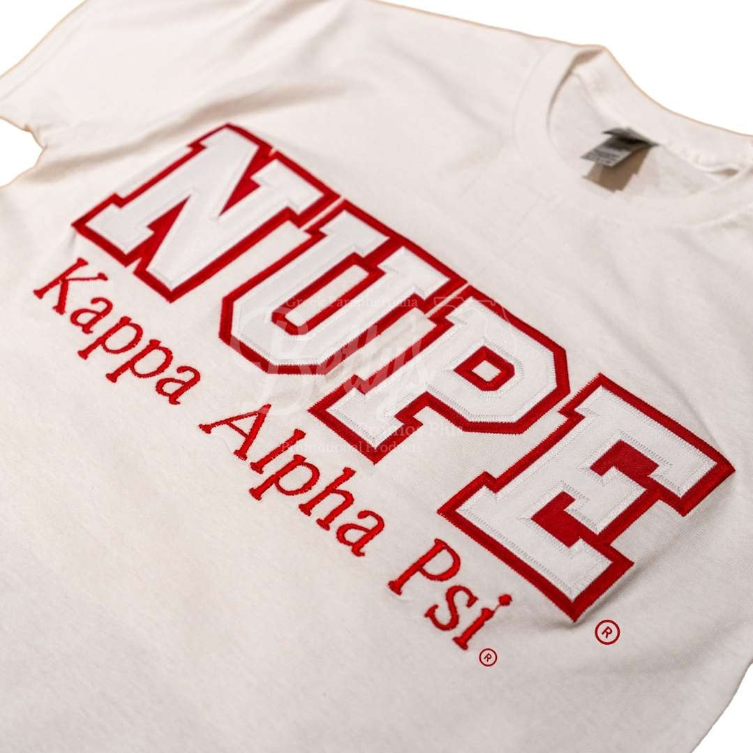 Kappa Alpha Psi ΚΑΨ NUPE Double Stitched Appliqué Embroidered Line T-S –  Betty\'s Promos Plus, LLC