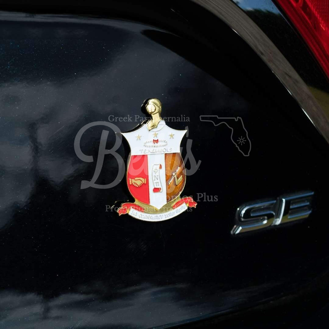 Kappa Alpha Psi ΚΑΨ Shield Crest Auto Decal Sticker Car EmblemShield-Betty's Promos Plus Greek Paraphernalia