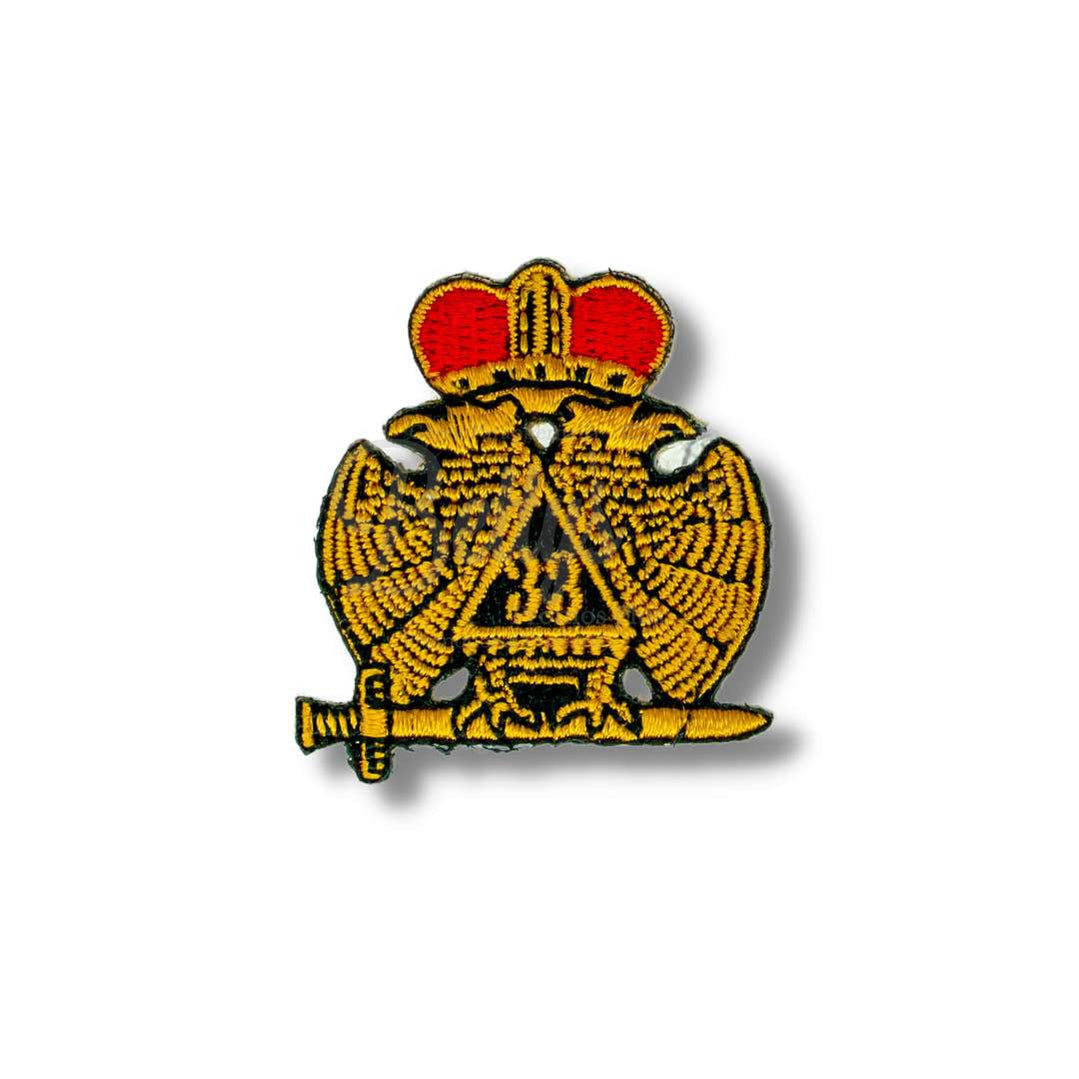 Mason Masonic Embroidered Iron On Freemason PatchSmall - 1.5