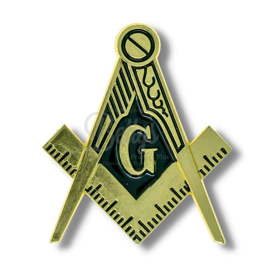 Mason / Freemason Round Car Badges - Greek Gear