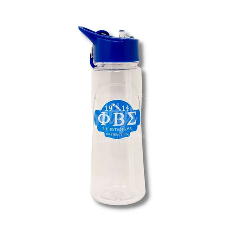 Phi Beta Sigma ΦΒΣ Eastman Tritan 24 oz Plastic Water BottleBlue-Betty's Promos Plus Greek Paraphernalia
