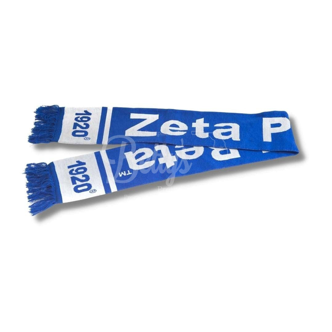 Zeta Phi Beta ΖΦΒ 1920 Sorority Knit ScarfBlue-Betty's Promos Plus Greek Paraphernalia