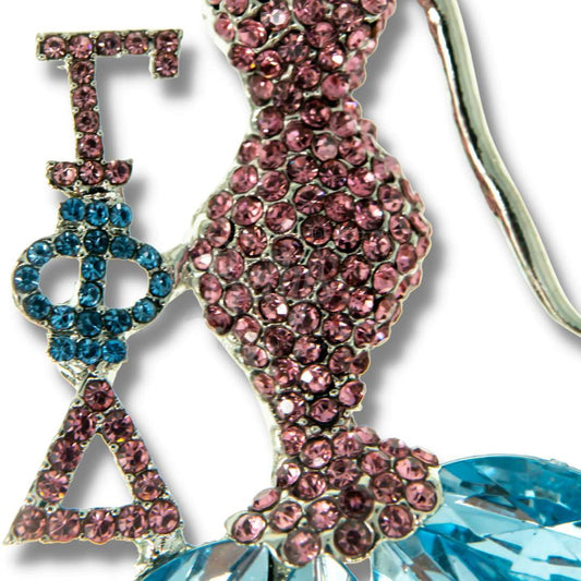 Gamma Phi Delta ΓΦΔ Classy Lady Rhinestone Pin- Paraphernalia- Rhinestone Pin-Betty's Promos Plus