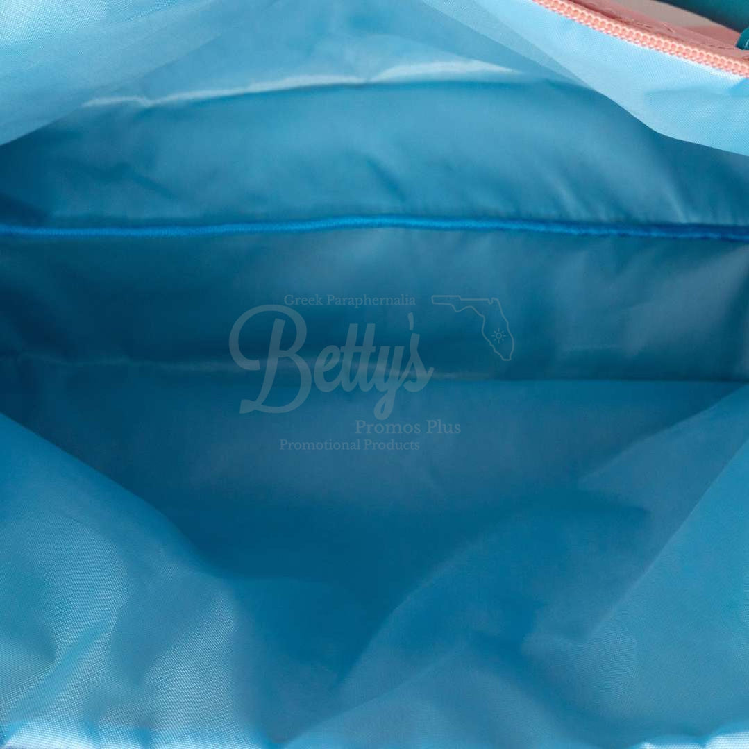 Gamma Phi Delta ΓΦΔ Embroidered Greek Letters Quilted Bag Purse- Paraphernalia- Tote Bags-Betty's Promos Plus