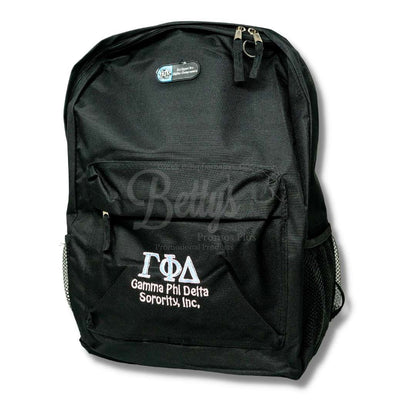 Gamma Phi Delta ΓΦΔ Greek Letters Backpack Bookbag Bag- Paraphernalia- Backpack-Betty's Promos Plus