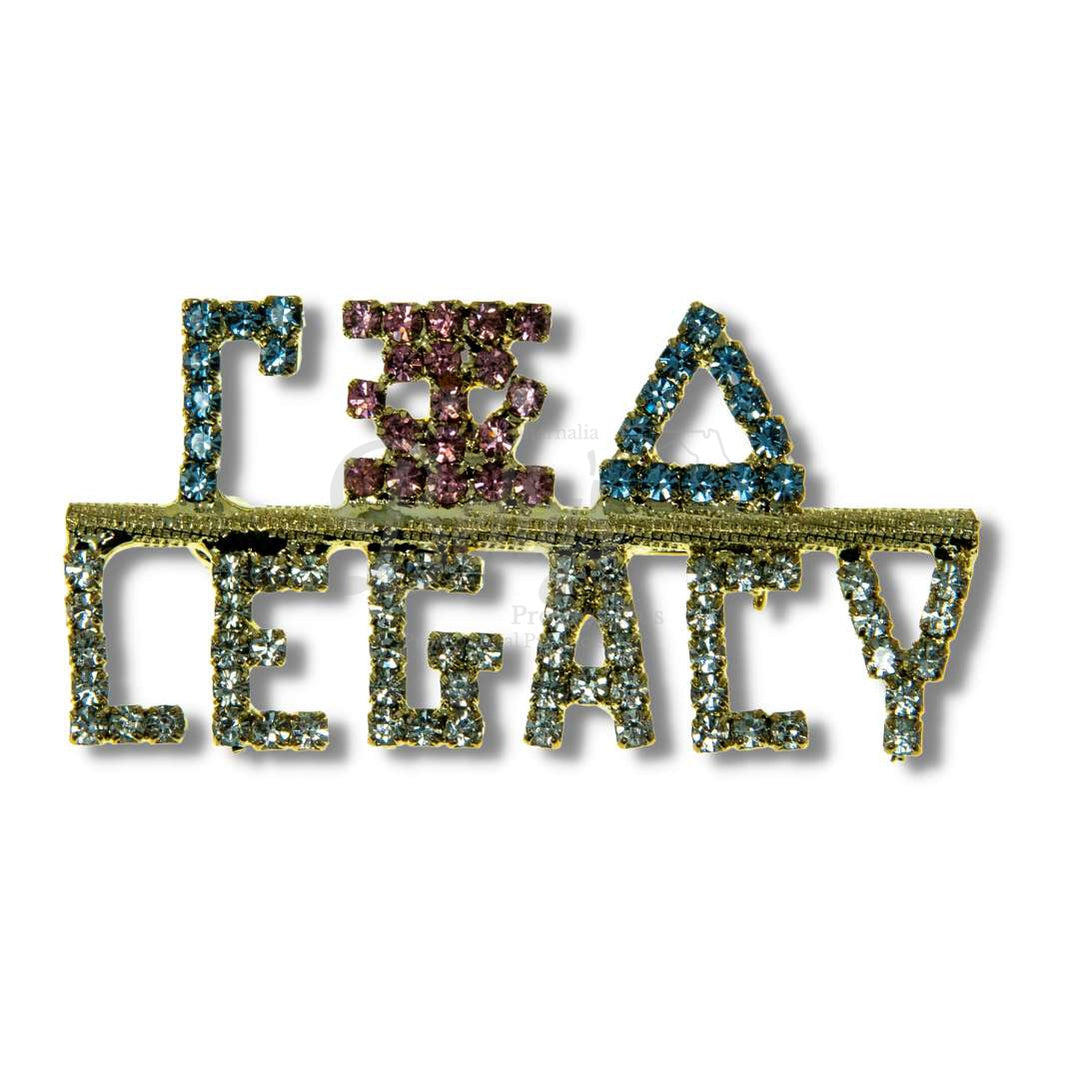 Gamma Phi Delta ΓΦΔ Legacy Rhinestone Pin- Paraphernalia- Rhinestone Pin-Betty's Promos Plus