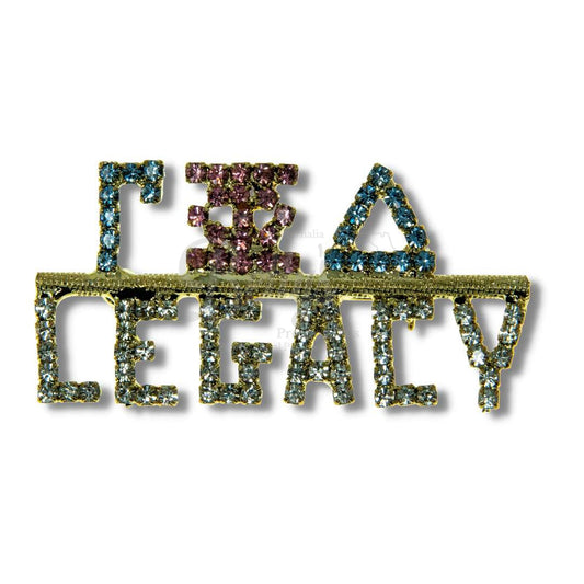 Gamma Phi Delta ΓΦΔ Legacy Rhinestone Pin- Paraphernalia- Rhinestone Pin-Betty's Promos Plus