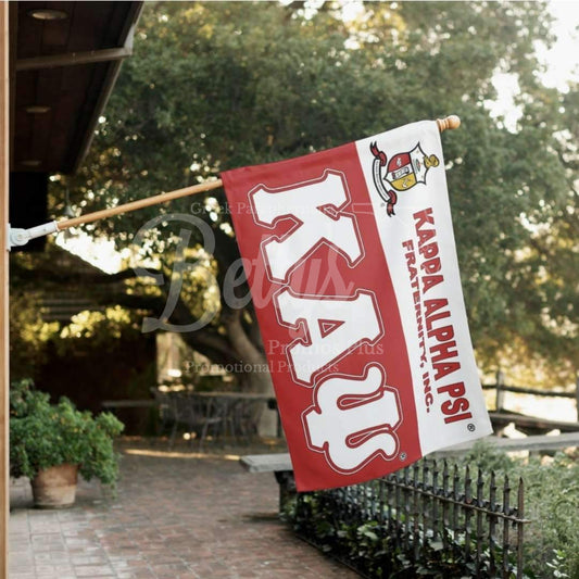 Kappa Alpha Psi ΚΑΨ 2-sided 28"x40" Nylon House Flag Yard Flag Garden Flag-Kappa Alpha Psi Paraphernalia-Kappa Alpha Psi House Flag-Betty's Promos Plus