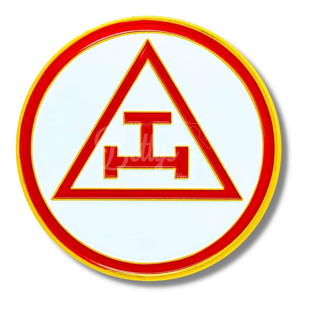 Mason Masonic Triple Tau Royal Arch Symbol Freemason Lapel Pin-Gold-Masonic Paraphernalia-Masonic Lapel Pin-Betty's Promos Plus