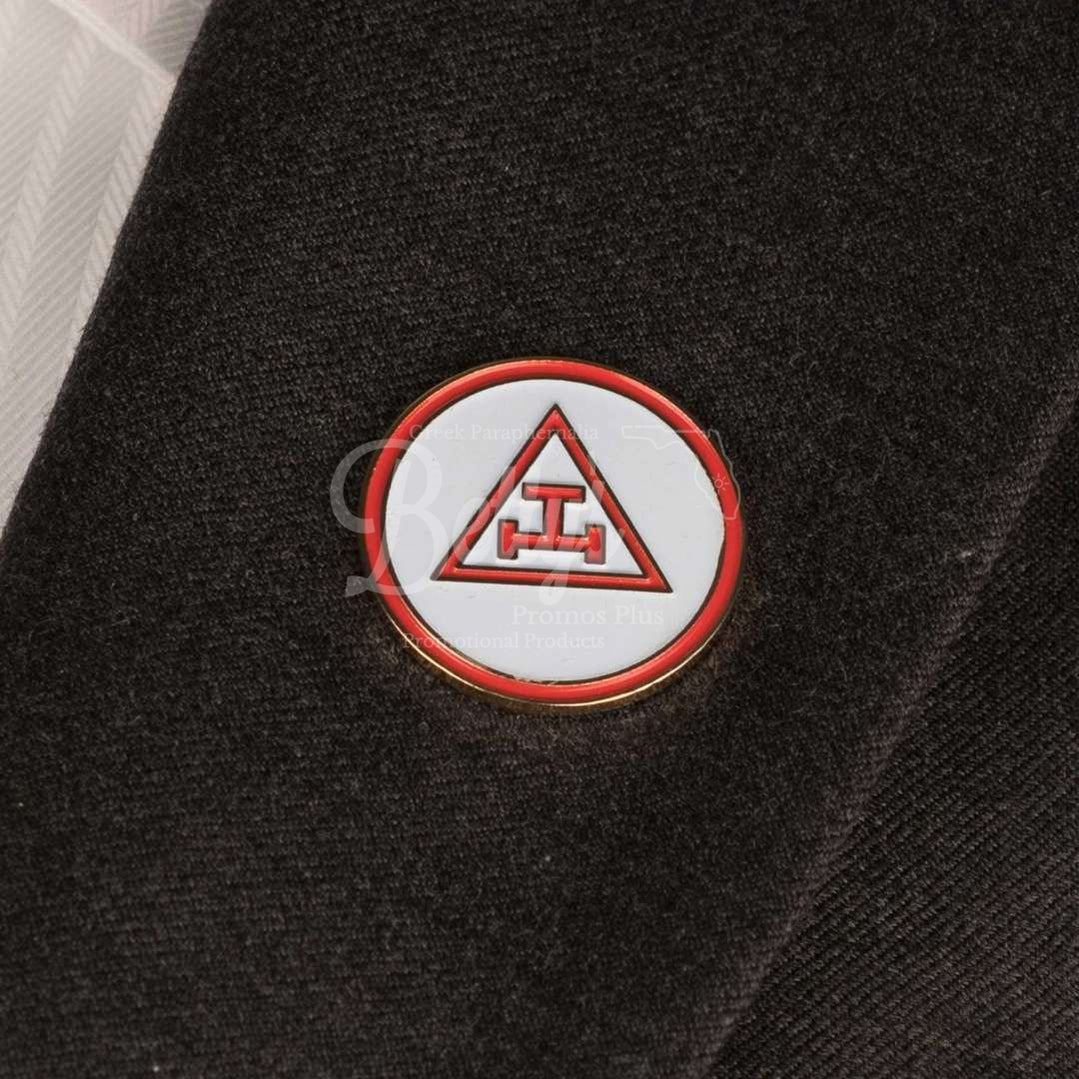 Mason Masonic Triple Tau Royal Arch Symbol Freemason Lapel Pin-Masonic Paraphernalia-Masonic Lapel Pin-Betty's Promos Plus