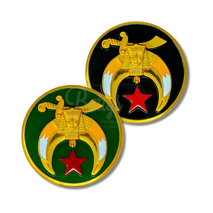 Shriner Car Emblem Auto Bumper Decal-Masonic Paraphernalia-Masonic Auto Decal-Betty's Promos Plus